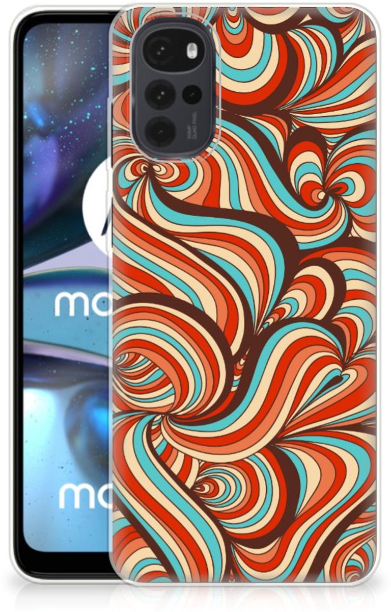 Back Cover voor Motorola Moto G22 Hoesje maken Retro