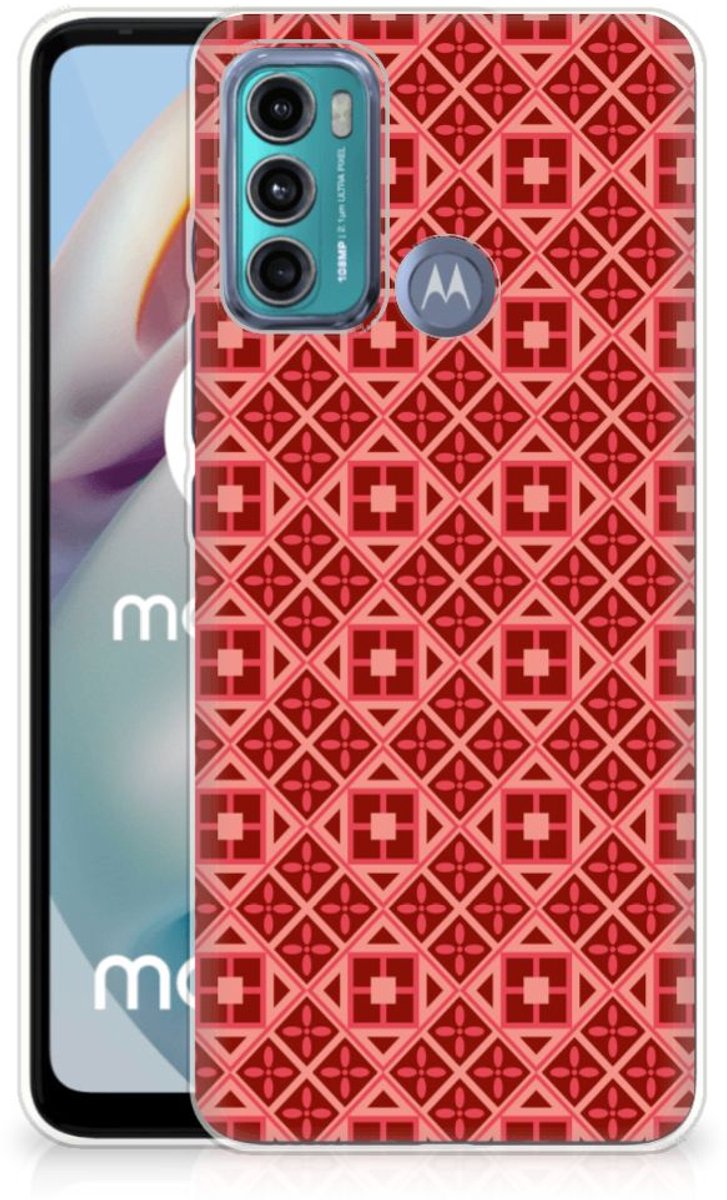 Motorola Moto G60 TPU bumper Batik Rood