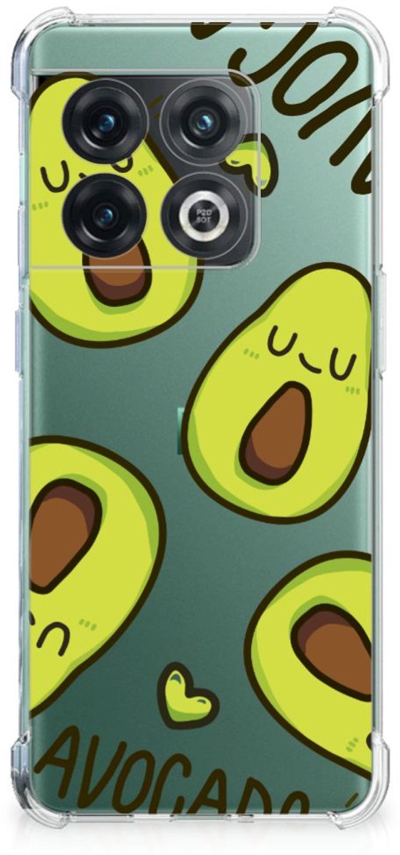 Back Cover voor OnePlus 10 Pro Stevig Bumper Hoesje Avocado Singing