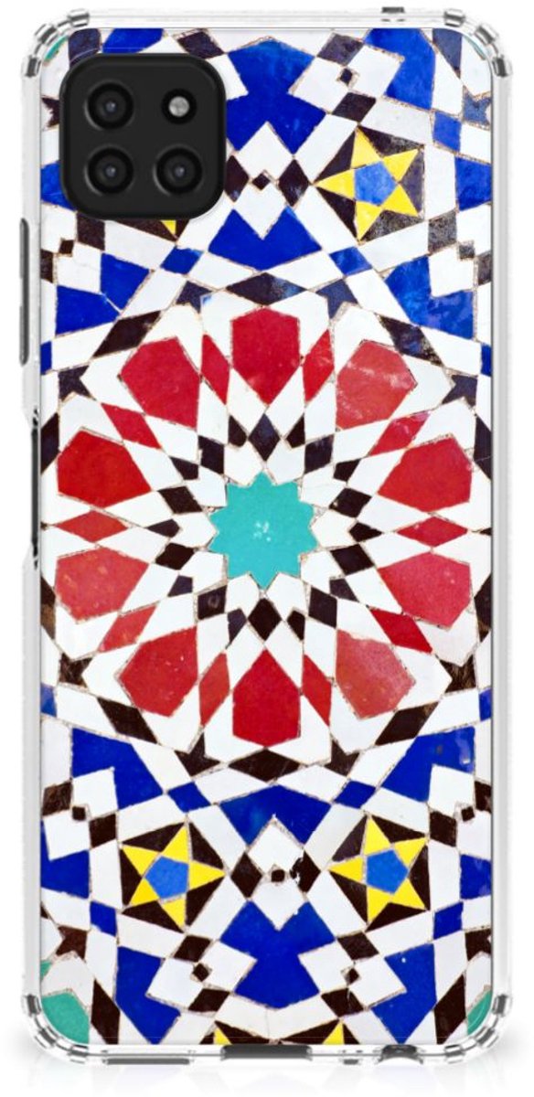 Samsung Galaxy A22 5G Anti-Shock Hoesje Mozaïek