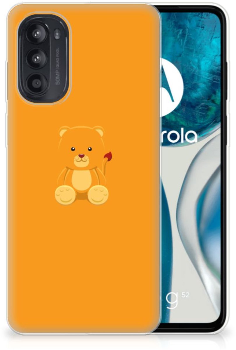 Motorola Moto G52/G82 Telefoonhoesje met Naam Baby Beer