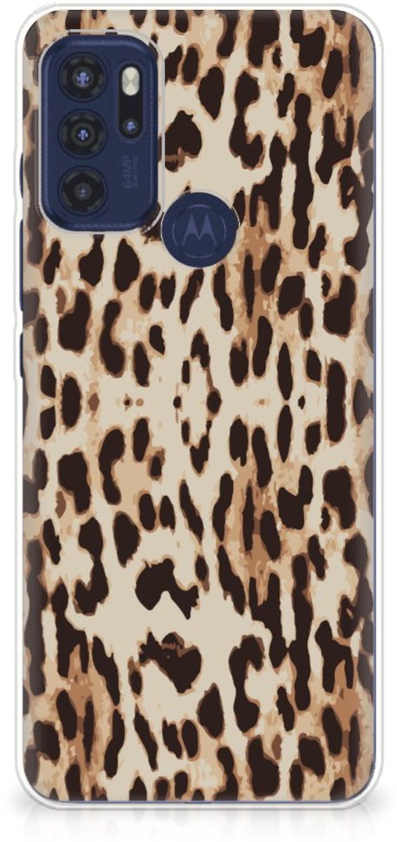 Motorola Moto G60s TPU Hoesje Leopard