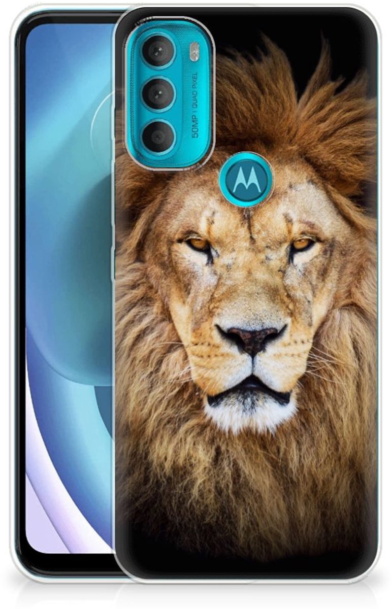 Motorola Moto G71 5G TPU Hoesje Leeuw