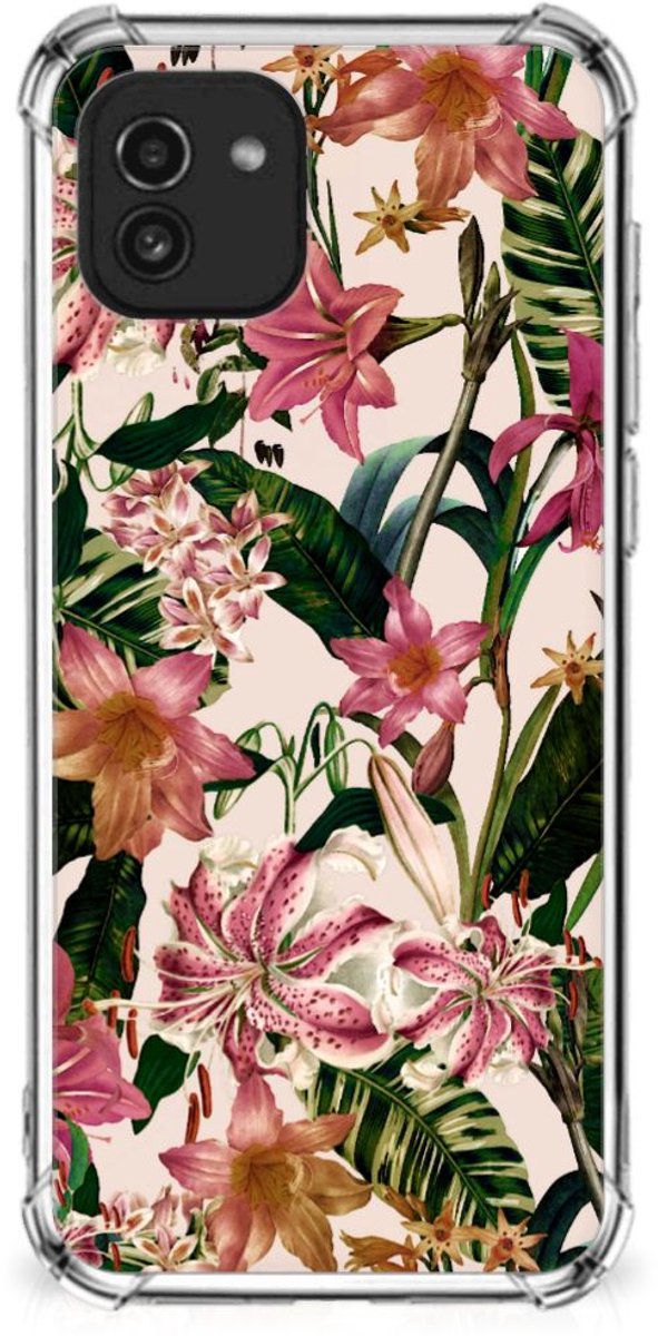 Samsung Galaxy A03 Case Flowers