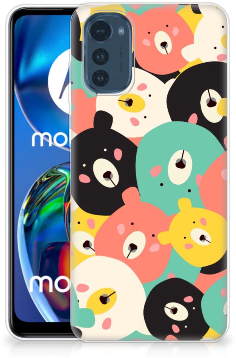 Motorola Moto E32/E32s Telefoonhoesje met Naam Bears