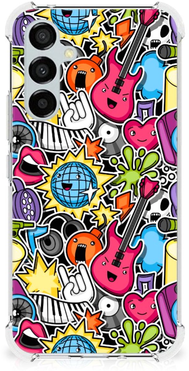 Samsung Galaxy A54 Anti Shock Bumper Case Punk Rock