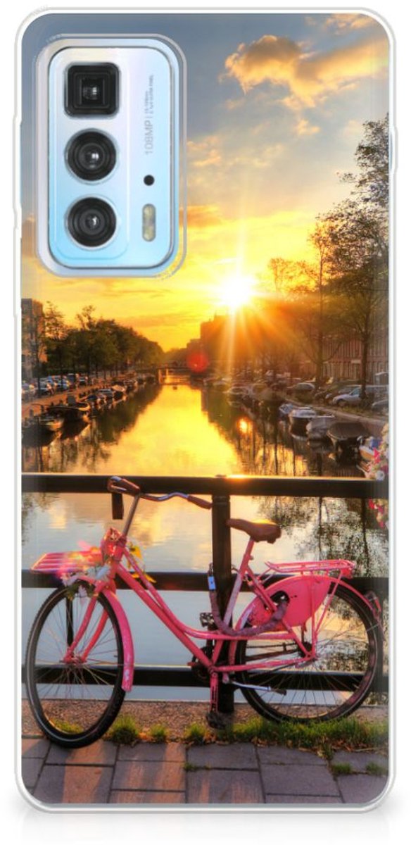 Motorola Edge 20 Pro Siliconen Back Cover Amsterdamse Grachten