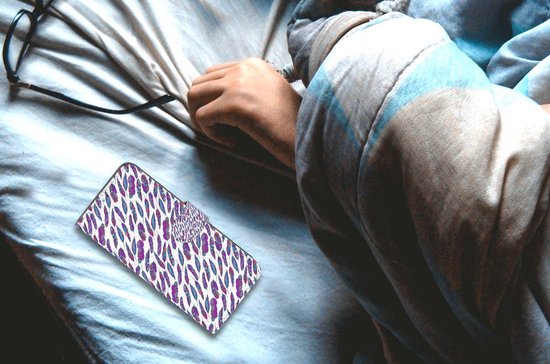 Coque de téléphone OPPO A16/A16s | OPPO A54s Flip Cover Plumes Couleur