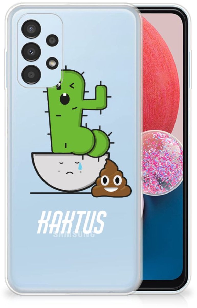 Samsung Galaxy A13 4G Telefoonhoesje met Naam Cactus Poo