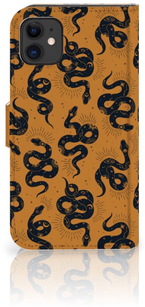Telefoonhoesje met Pasjes voor Apple iPhone 11 Snakes