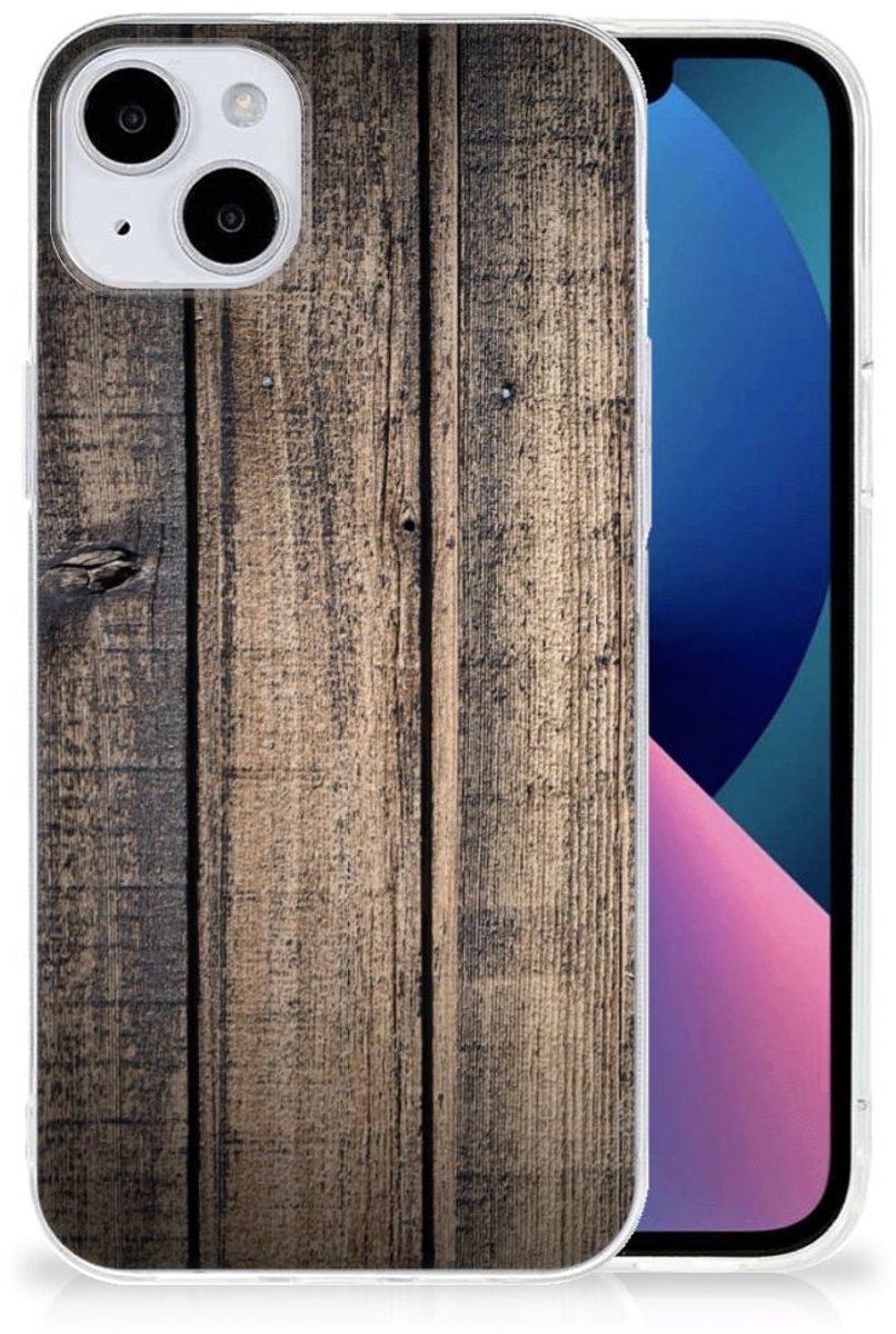 iPhone 15 Plus Bumper Hoesje Steigerhout