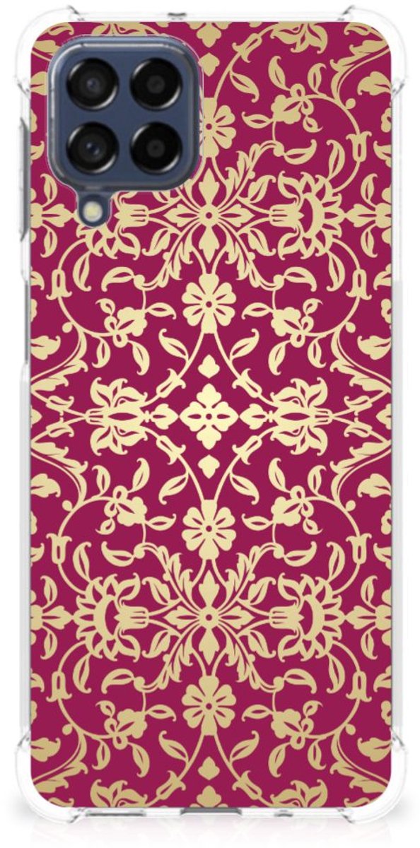 Back Cover voor Anti Shock Case Samsung Galaxy M53 Barok Pink