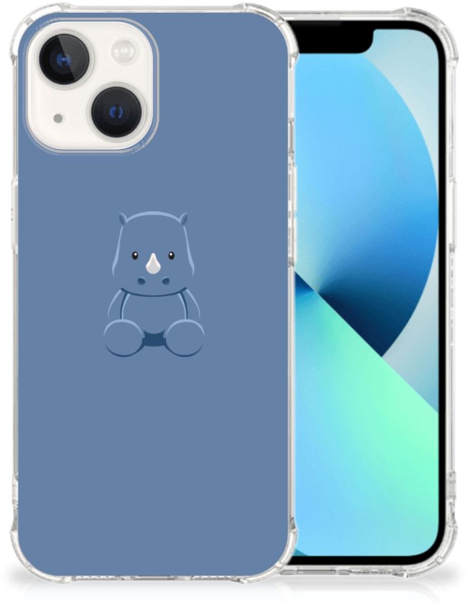 iPhone 13 Stevig Bumper Hoesje Baby Rhino