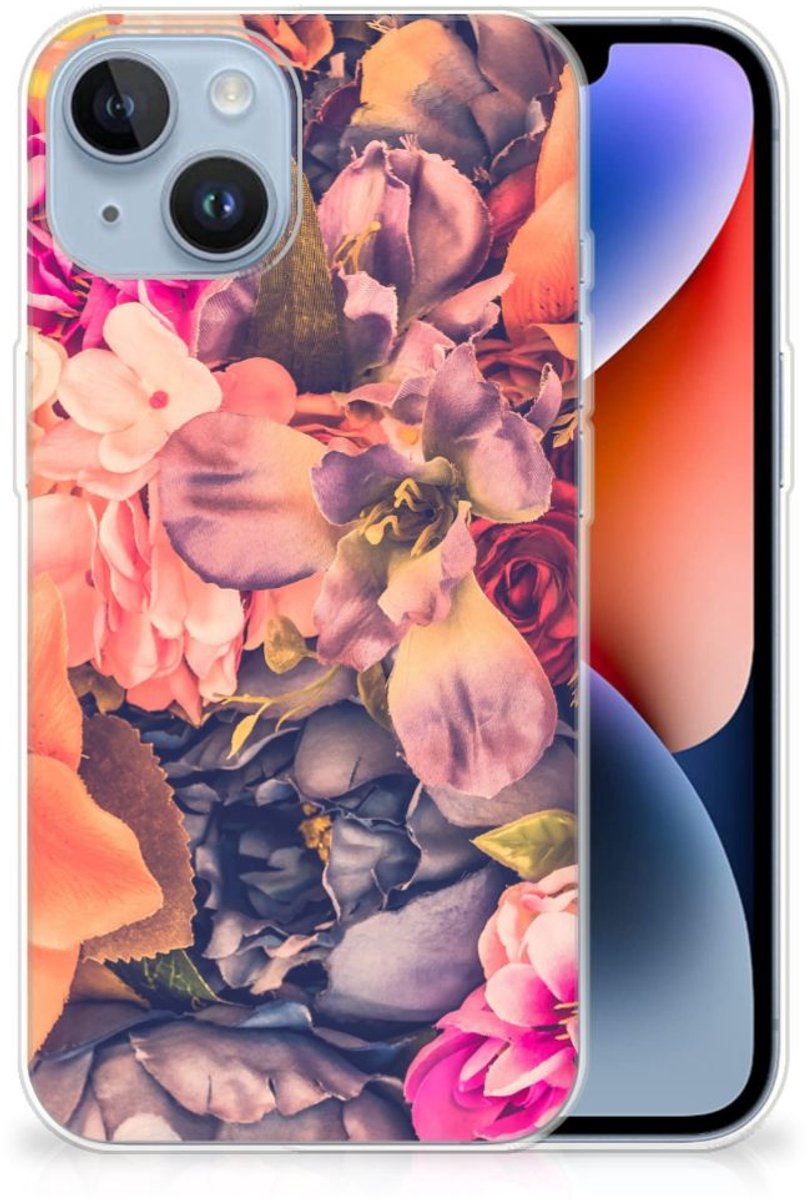Apple iPhone 14 TPU Case Bosje Bloemen