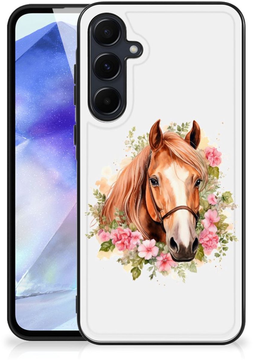 Dierenprint Telefoonhoesje voor Samsung Galaxy A55 Paard