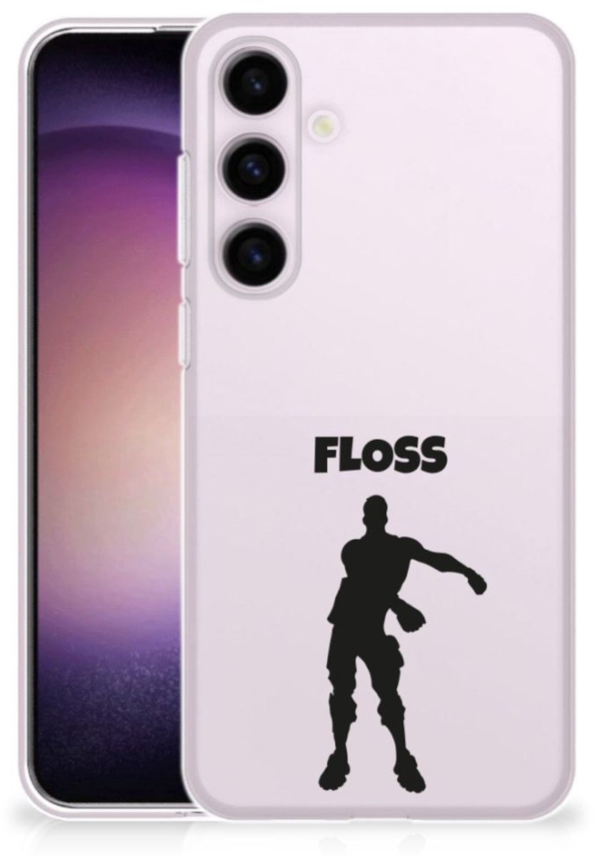 Samsung Galaxy S24 Telefoonhoesje met Naam Floss