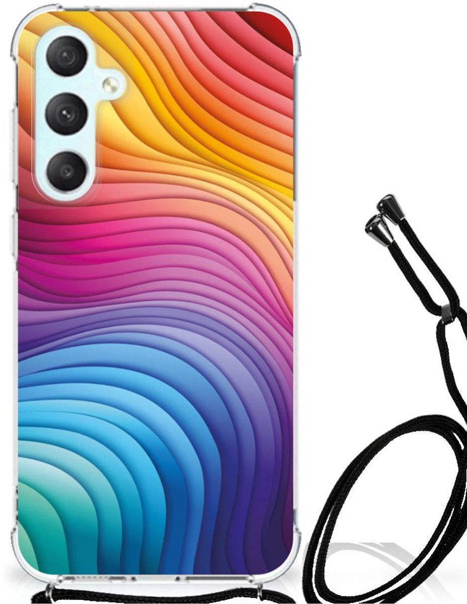 Shockproof Case voor Samsung Galaxy S23 FE Regenboog