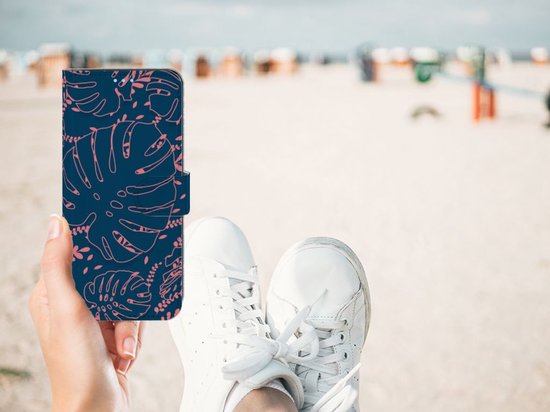 Étui Smartphone OPPO A74 4G Bookcase Feuilles de palmier