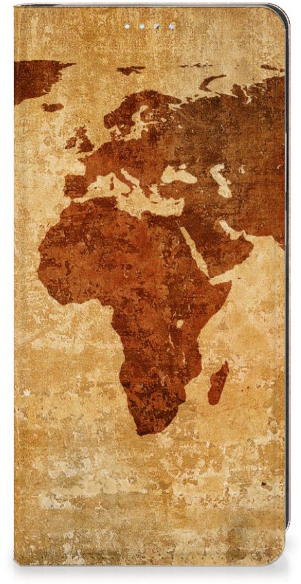 Motorola Edge 40 Pro Book Cover Wereldkaart
