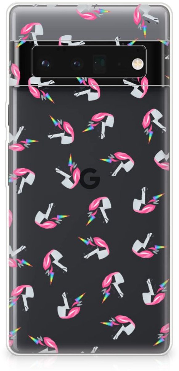 TPU bumper voor Google Pixel 6 Pro Unicorns