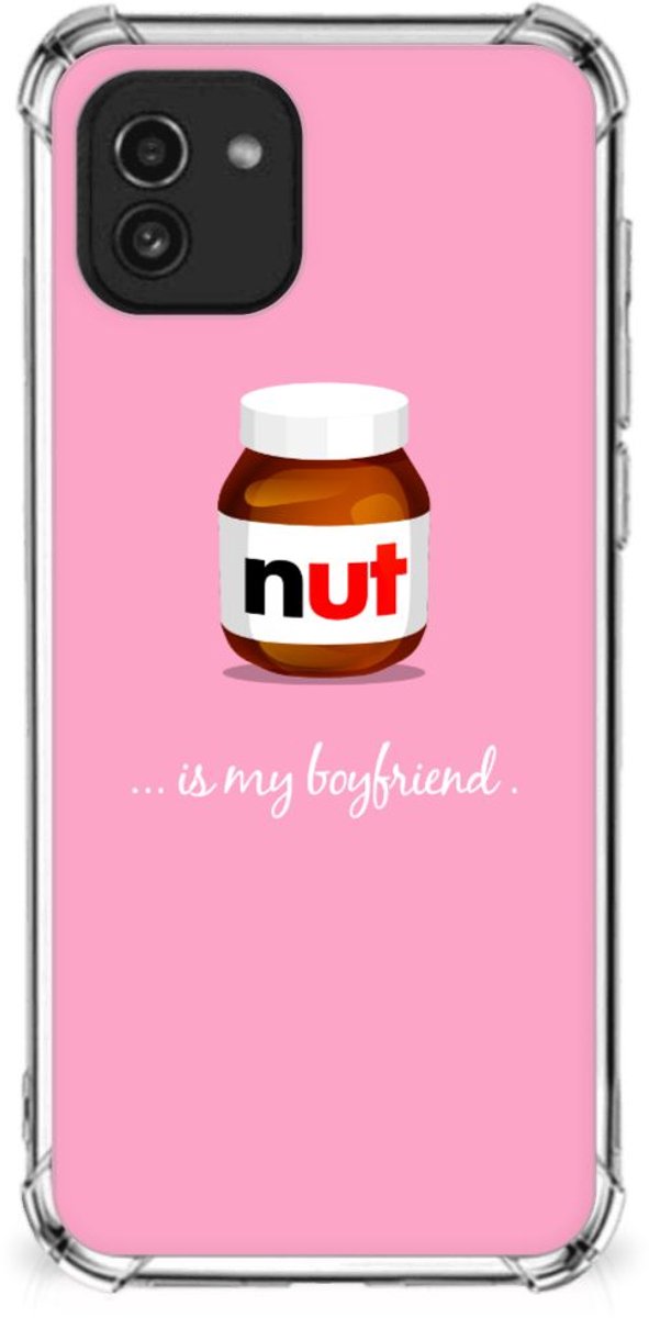Samsung Galaxy A03 Beschermhoes Nut Boyfriend