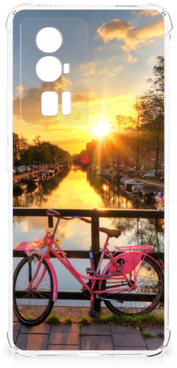 Xiaomi Poco F5 Pro Telefoonhoesje met valbescherming Amsterdamse Grachten