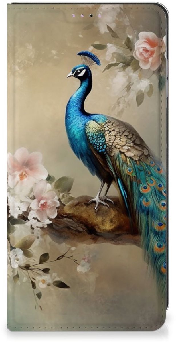 Hoesje maken voor Samsung Galaxy A25 Vintage Pauwen