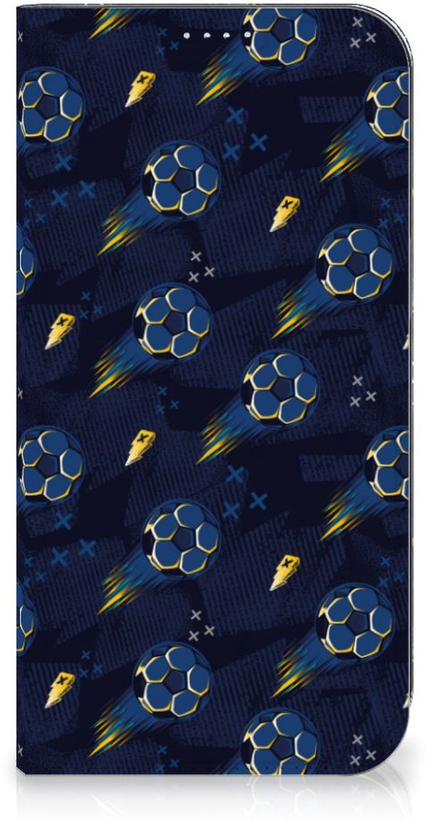 Hoesje met Magneet voor iPhone 15 Plus Voetbal