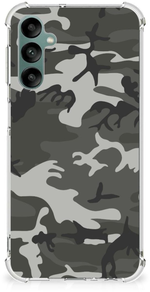 TPU Case Anti-Shock voor Samsung Galaxy A24 Doorzichtige Silicone Hoesje Army Light