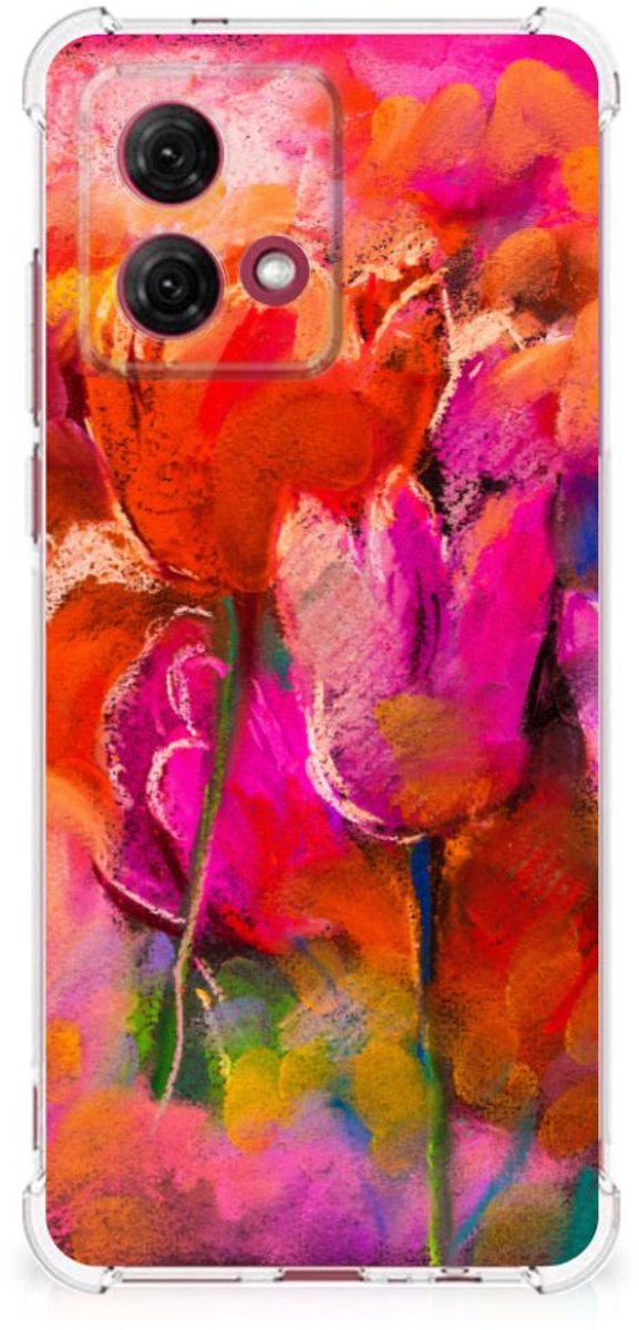 Back Cover Motorola Moto G84 Tulips