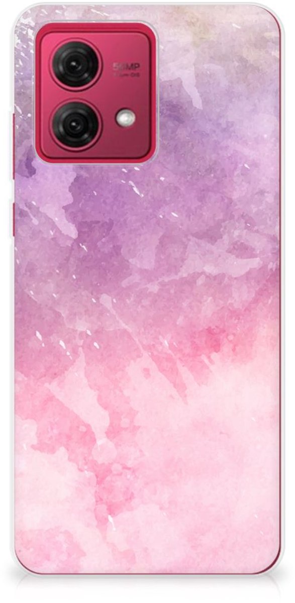 Hoesje maken Motorola Moto G84 Pink Purple Paint