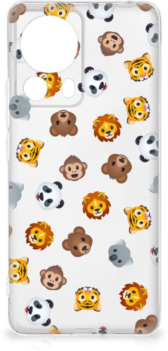 TPU bumper voor Xiaomi 13 Lite Dieren Emojis
