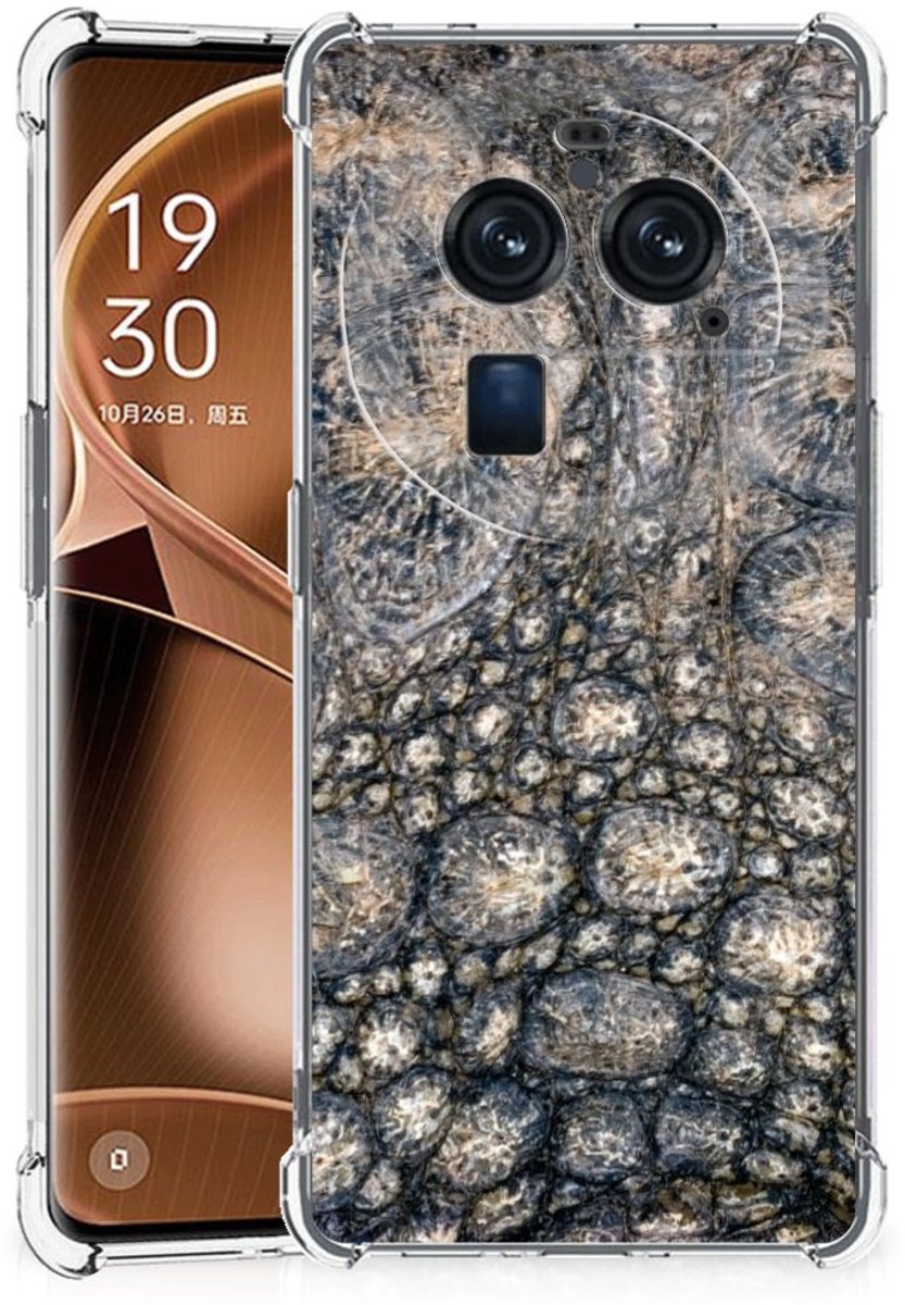 OPPO Find X6 Pro Case Anti-shock Krokodillenprint