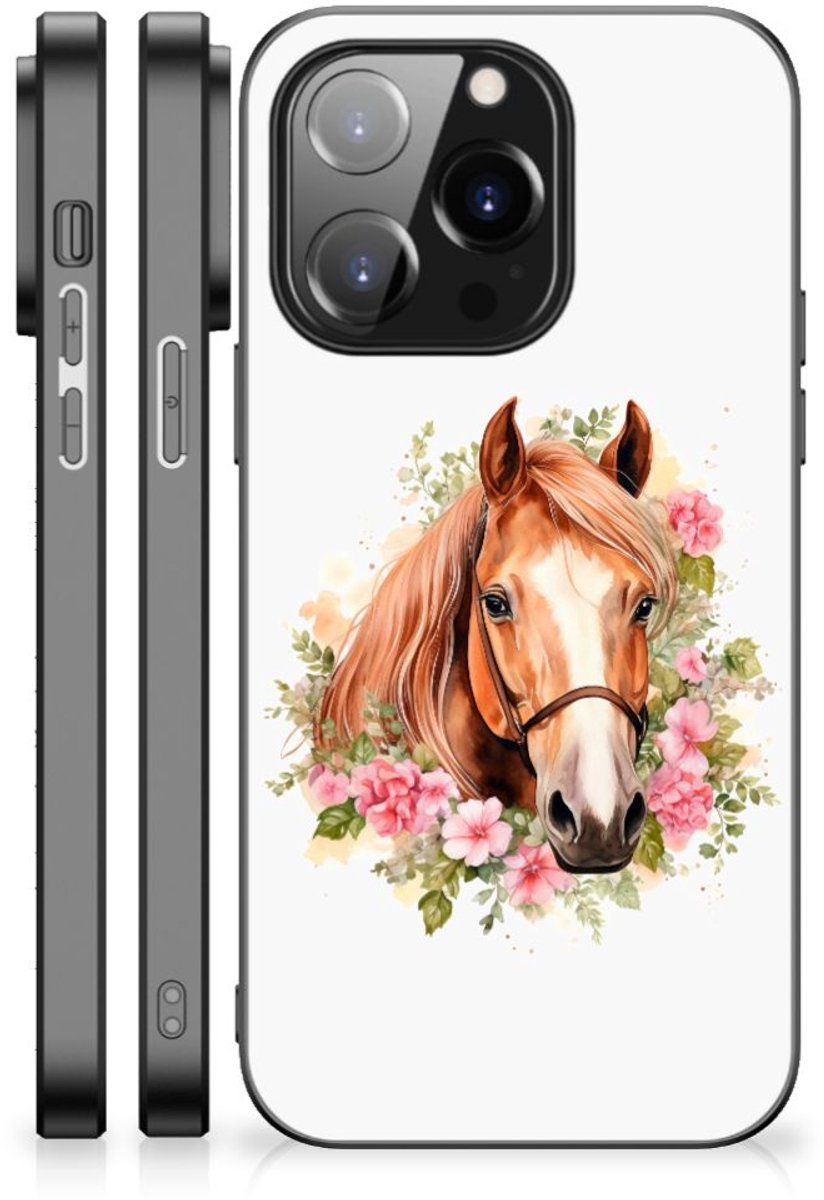 Dierenprint Telefoonhoesje voor iPhone 14 Pro Paard