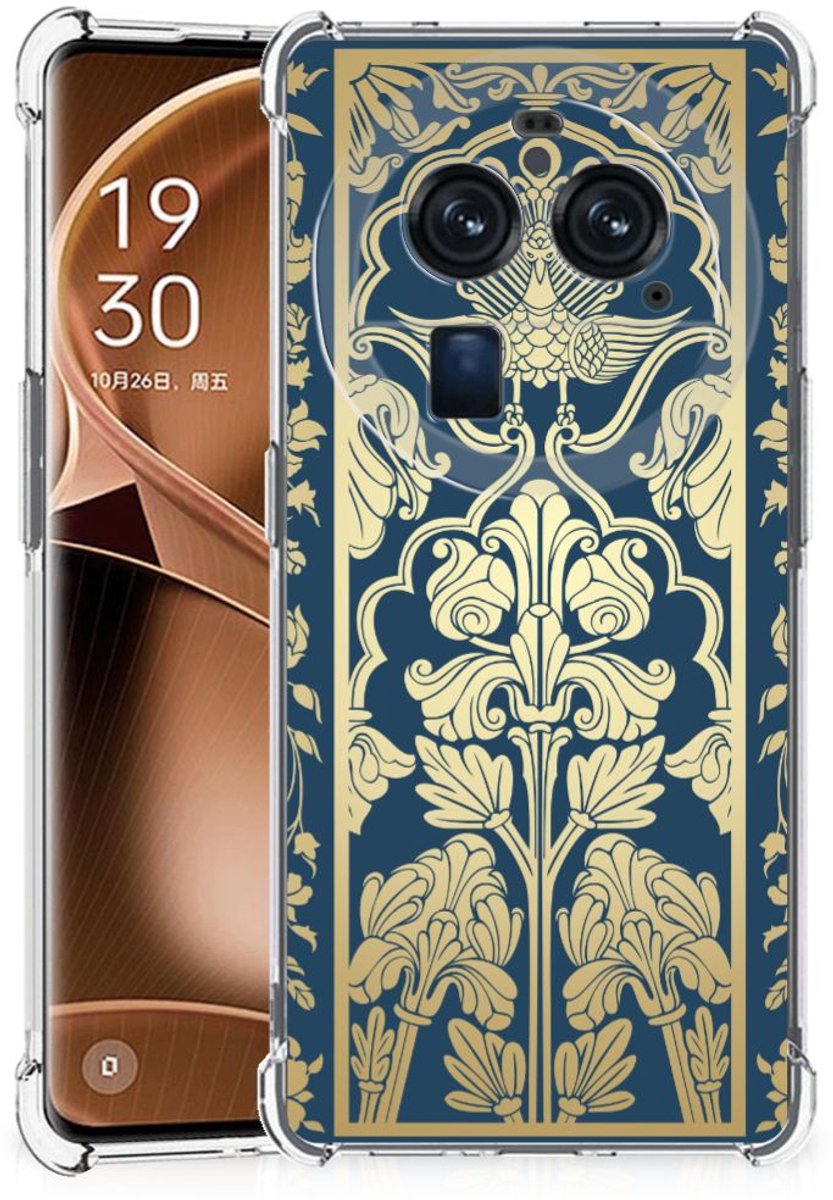OPPO Find X6 Pro Case Beige Flowers