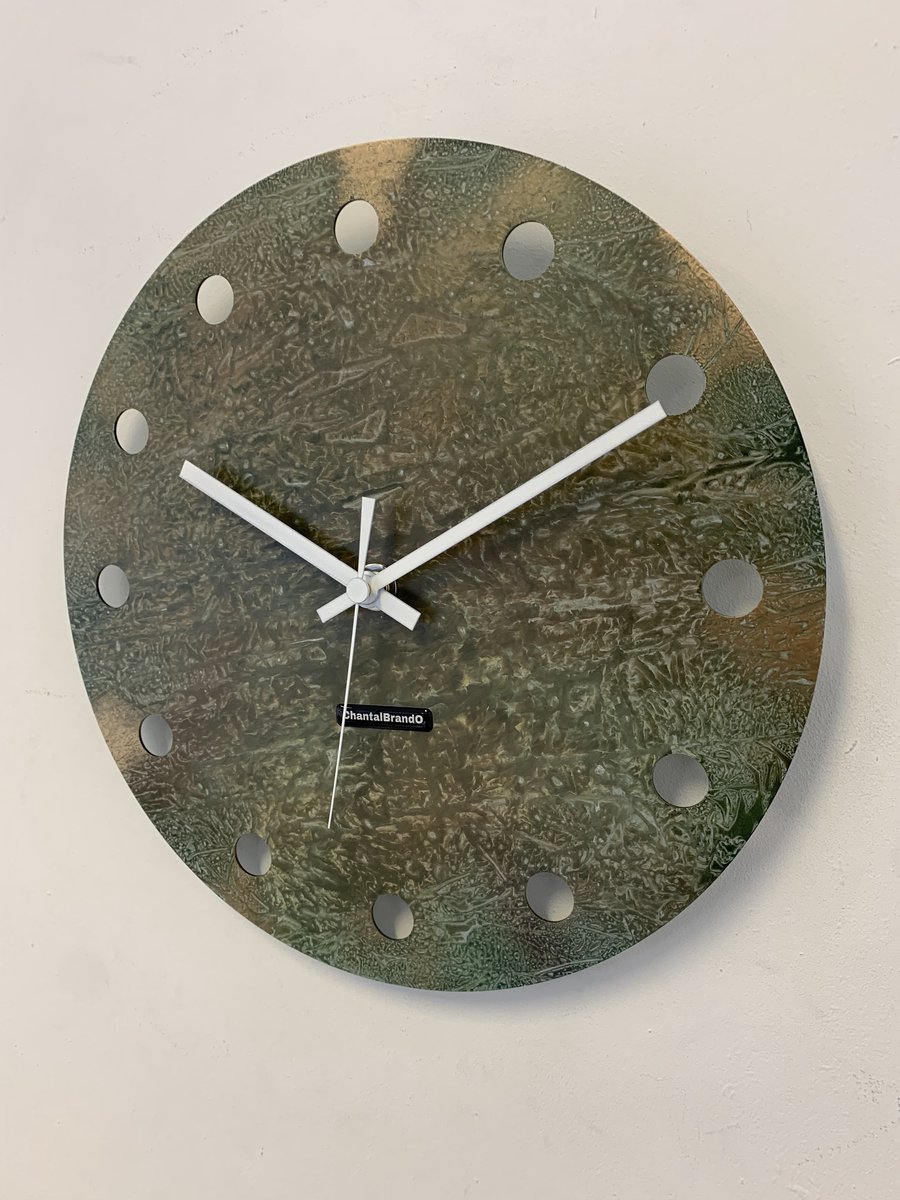MOSACLOCK GREEN LABEL Wandklok Modern Industrieel Design