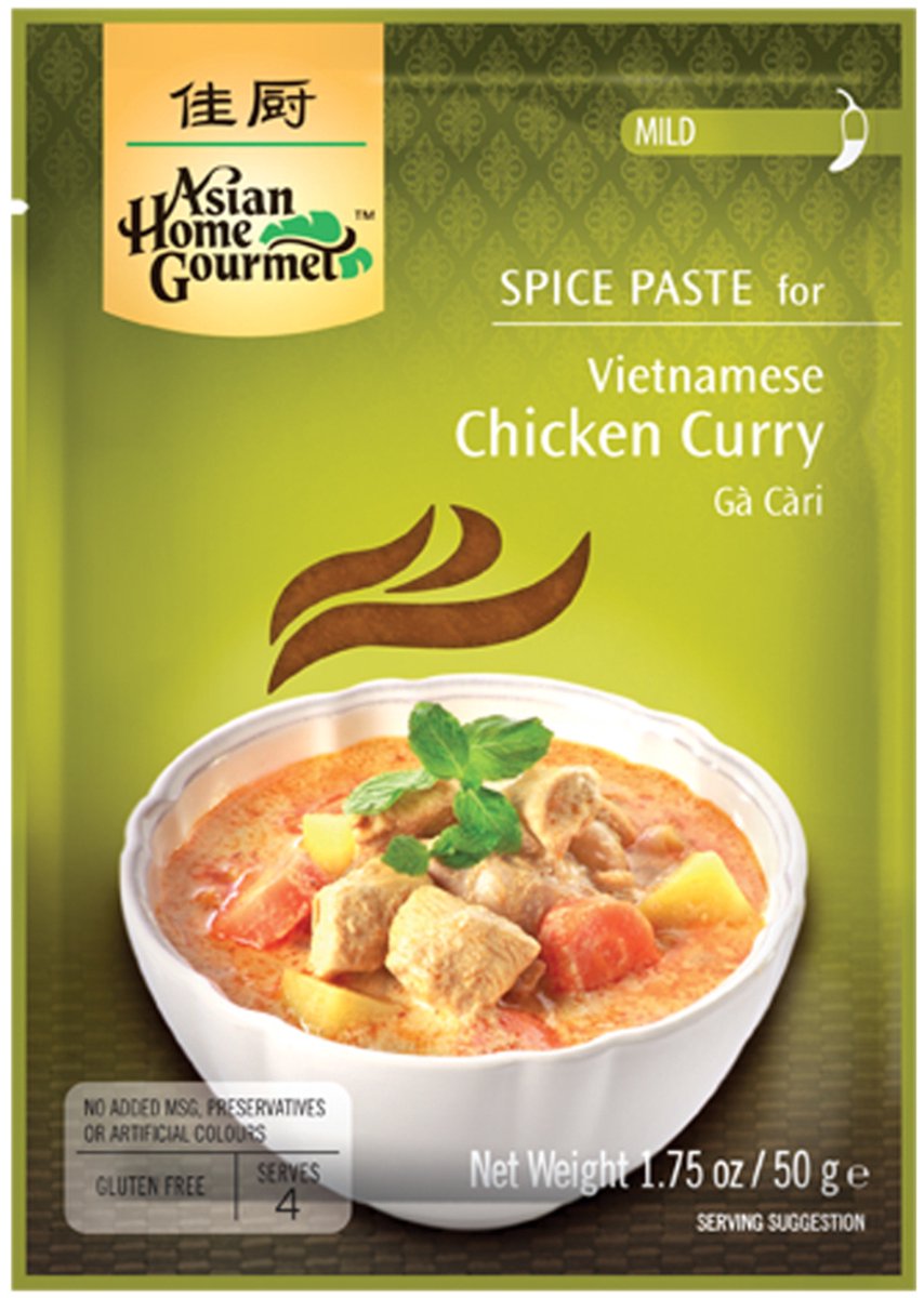 Asian Home Gourmet Vietnamese Kip Curry 12 x 50 g
