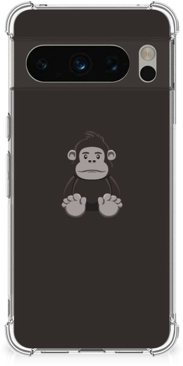 TPU Case Anti-Shock voor Google Pixel 8 Pro Stevig Bumper Hoesje Gorilla