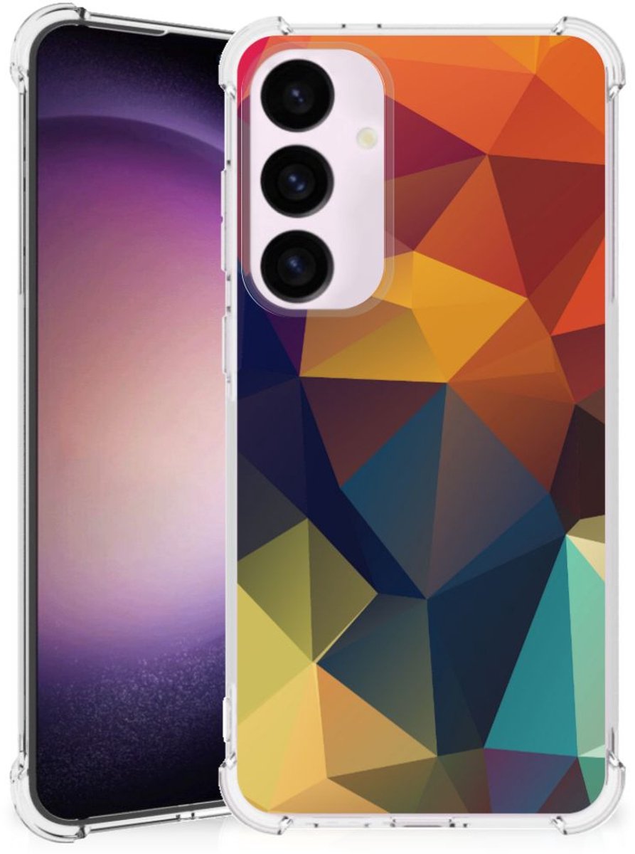 Samsung Galaxy S24 Plus Shockproof Case Polygon Color