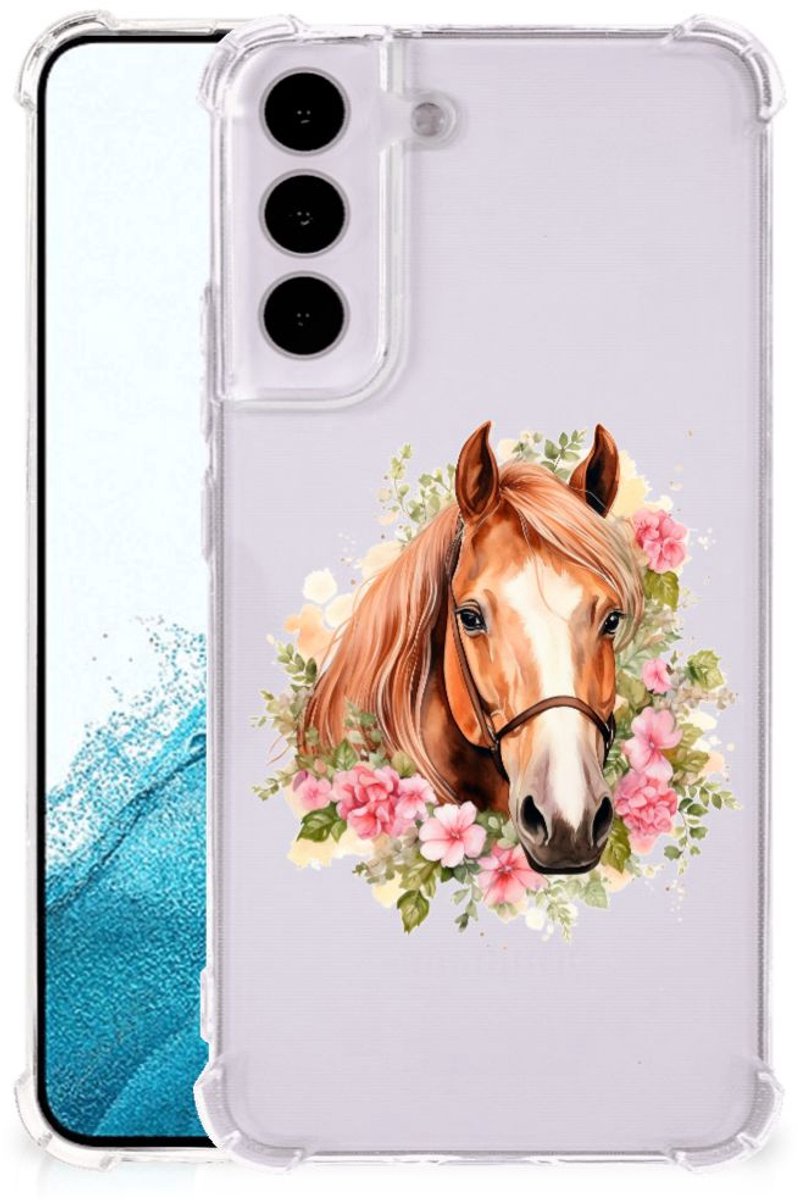 Case Anti-shock voor Samsung Galaxy S22 Paard