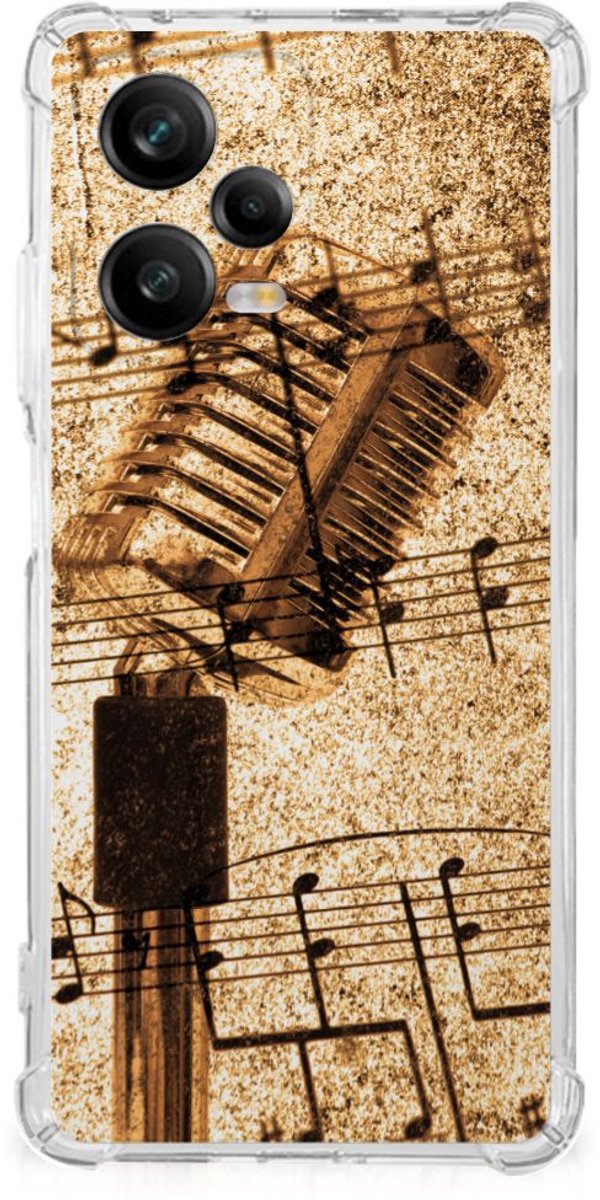 Xiaomi Redmi Note 12 Pro Plus Anti-shock Hoesje met foto Bladmuziek