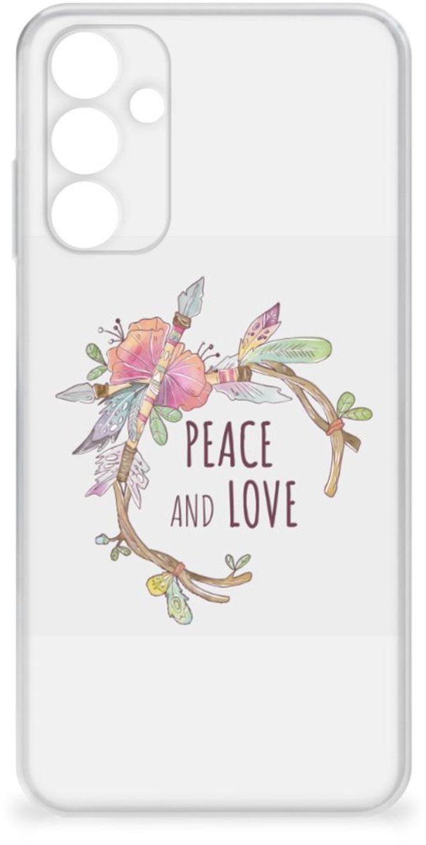 TPU Hoesje voor Samsung Galaxy A15 Telefoonhoesje met Naam Boho Text