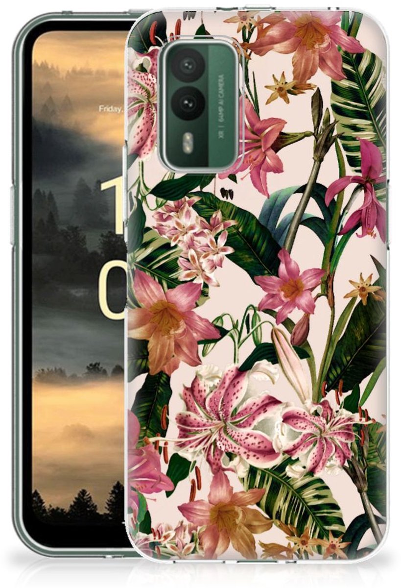Nokia XR21 TPU Case Flowers