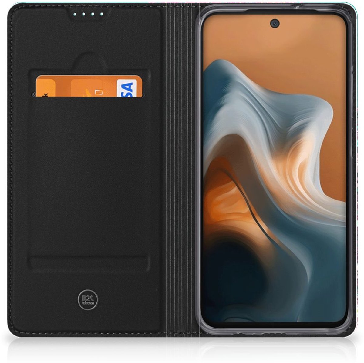 Motorola Moto G34 Bookcase Cirkels en Vlinders
