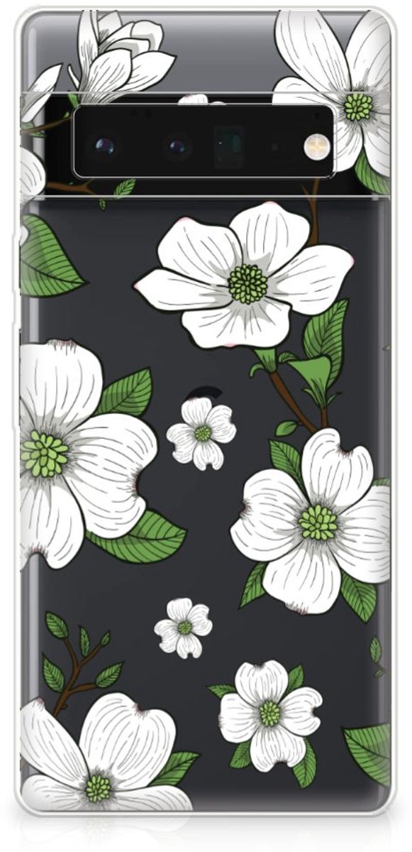 Google Pixel 6 Pro TPU Case Dogwood Flowers