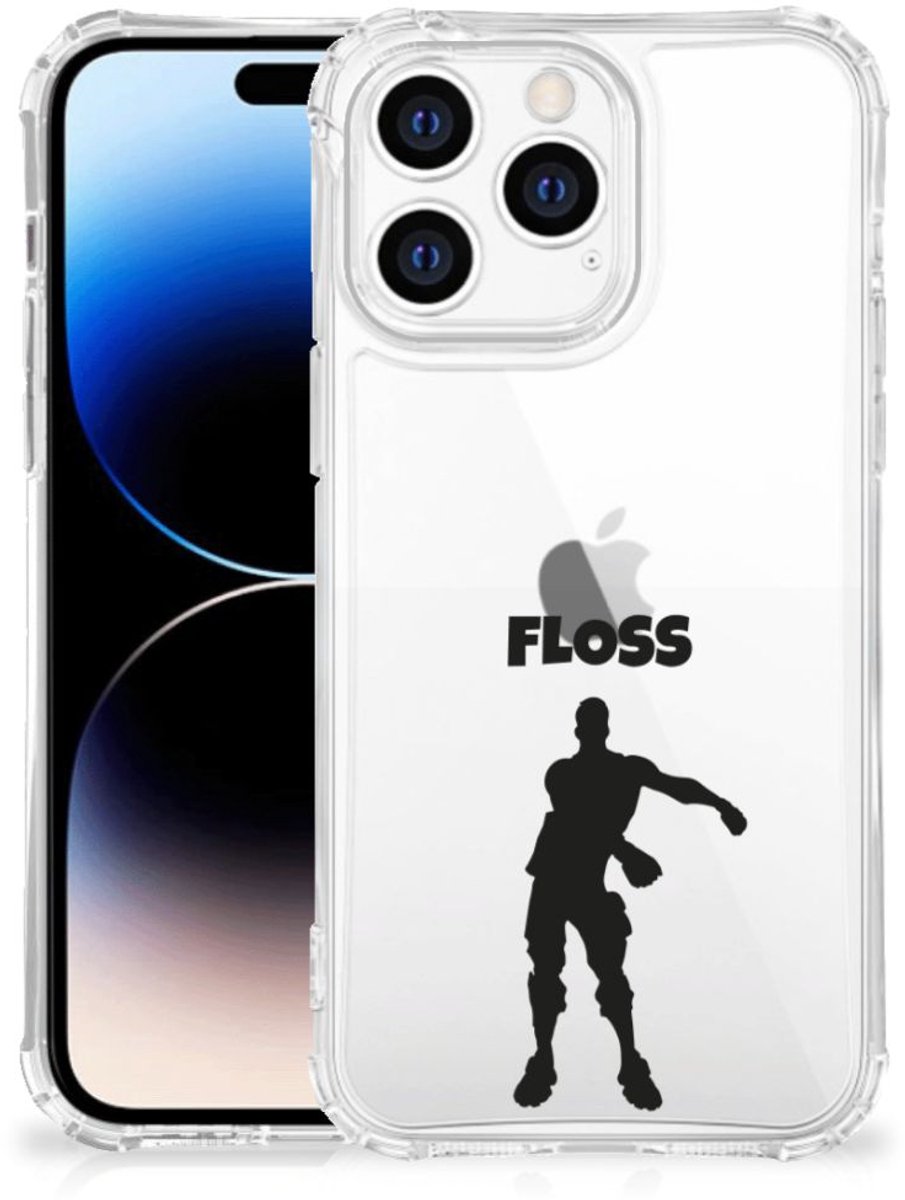 Apple iPhone 14 Pro Max Stevig Bumper Hoesje Floss
