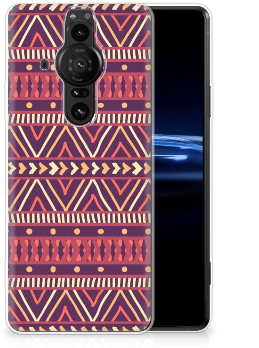 Sony Xperia Pro-I TPU bumper Aztec Paars