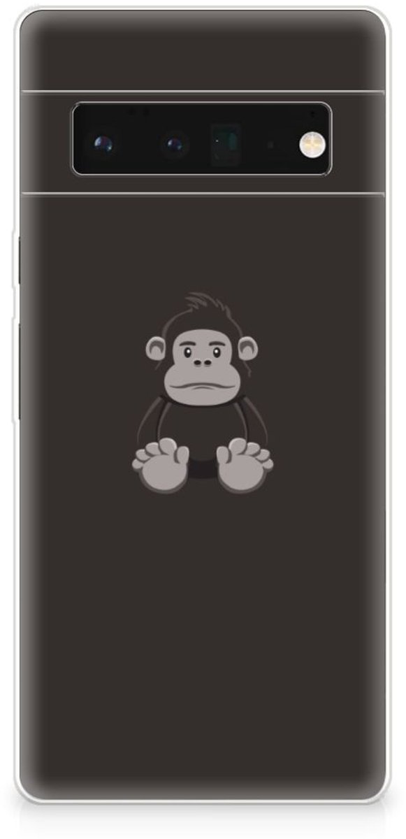 TPU Hoesje voor Google Pixel 6 Pro Telefoonhoesje met Naam Gorilla