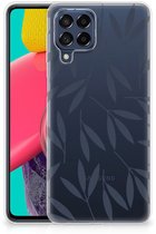 Samsung Galaxy M53 TPU Case Leaves Blue