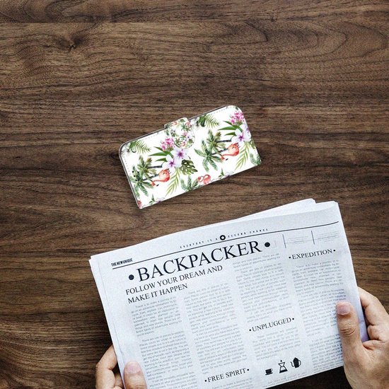 Coque Téléphone Apple iPhone 14 Protection Téléphone Palms Flamingo